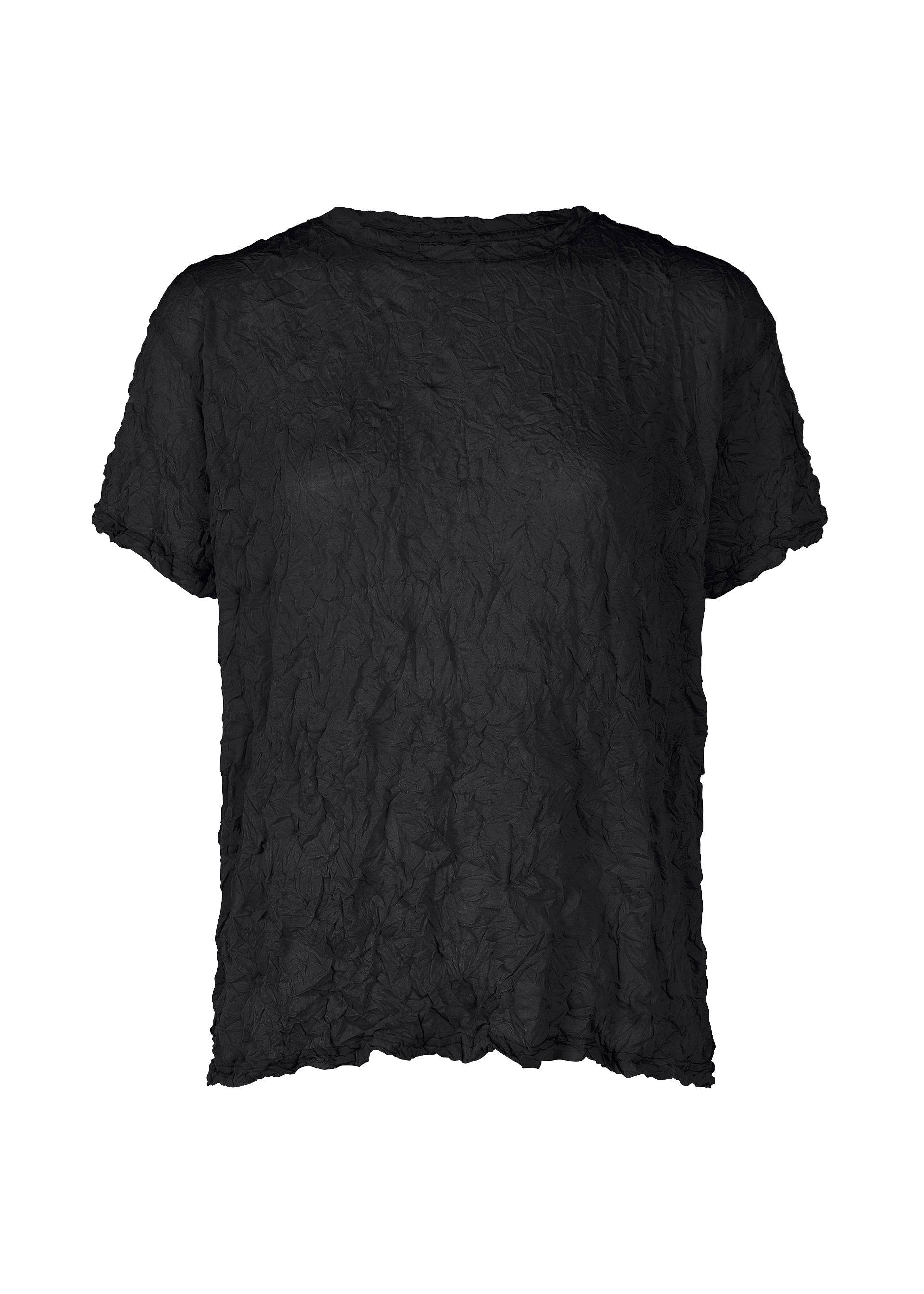 MERINGUE T-SHIRT、ウィメンズ_トップス_トップ、ブラック