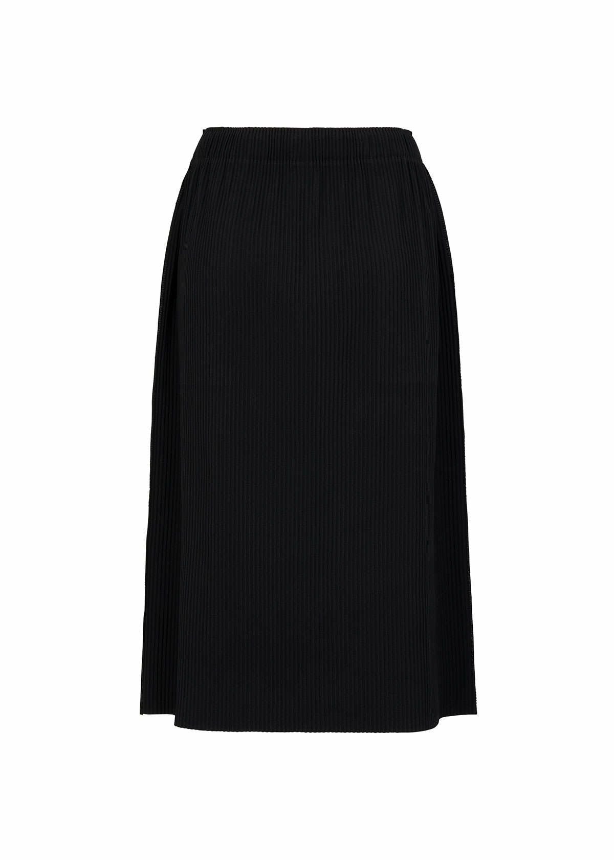 FINE KNIT PLEATS BLACK、ウィメンズ_スカート、ディテール画像1