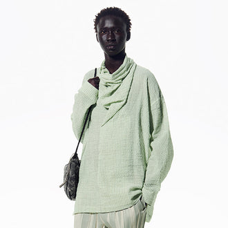 STRIPE LINEN SHRINK