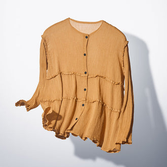 FLARE SEE-THROUGH CREPE