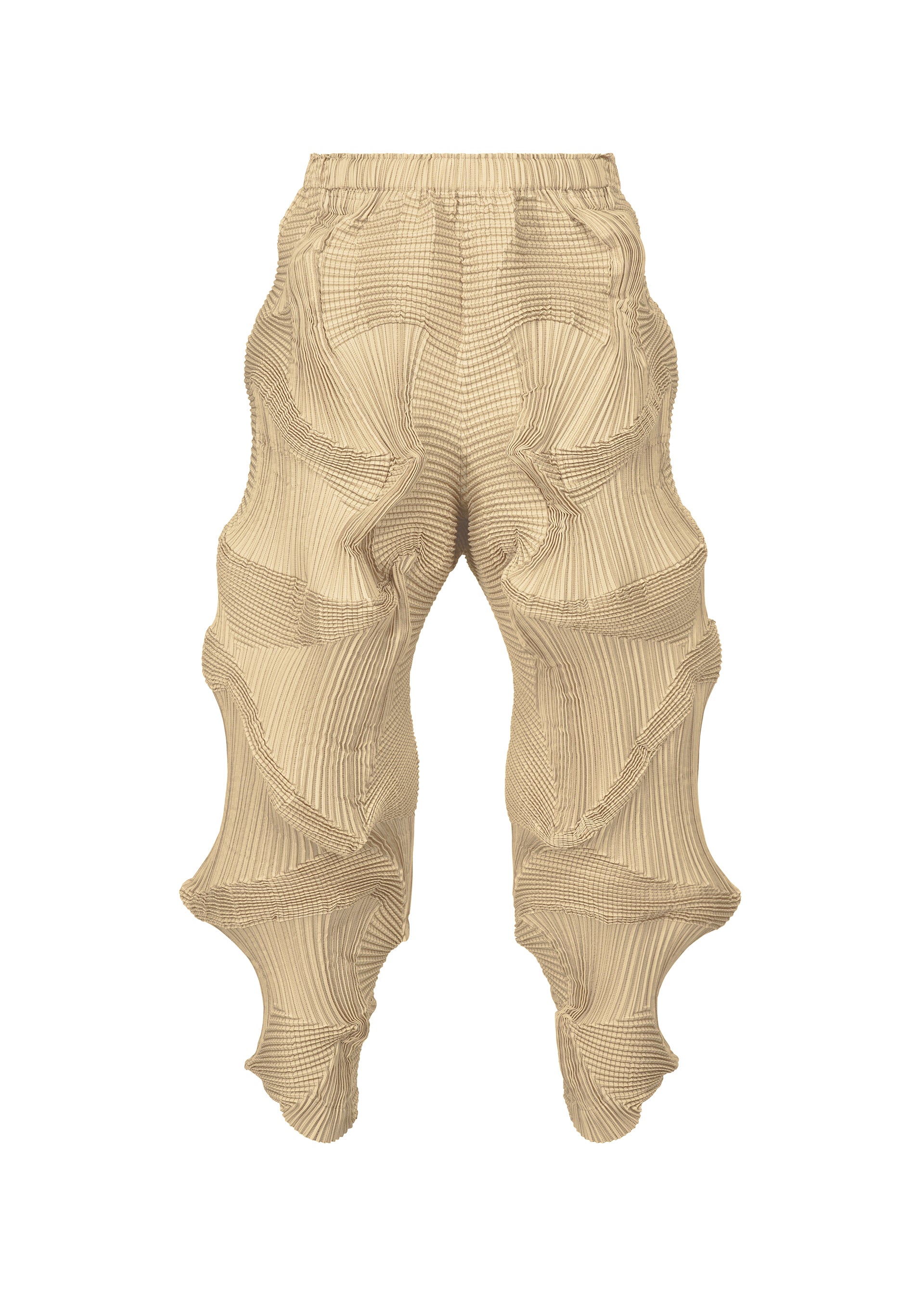 me ISSEY MIYAKE ミーイッセイ ミヤケ プレスプリーツプリントワイドパンツ デザインパンツ 再構築 ワイド 変形 黒グレー |  「フクル」ファッションブランドユーズドセレクトショップ powered by BASE