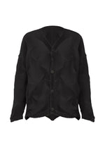 TYPE-O 010、ウィメンズ_トップス_カーディガン、ブラック