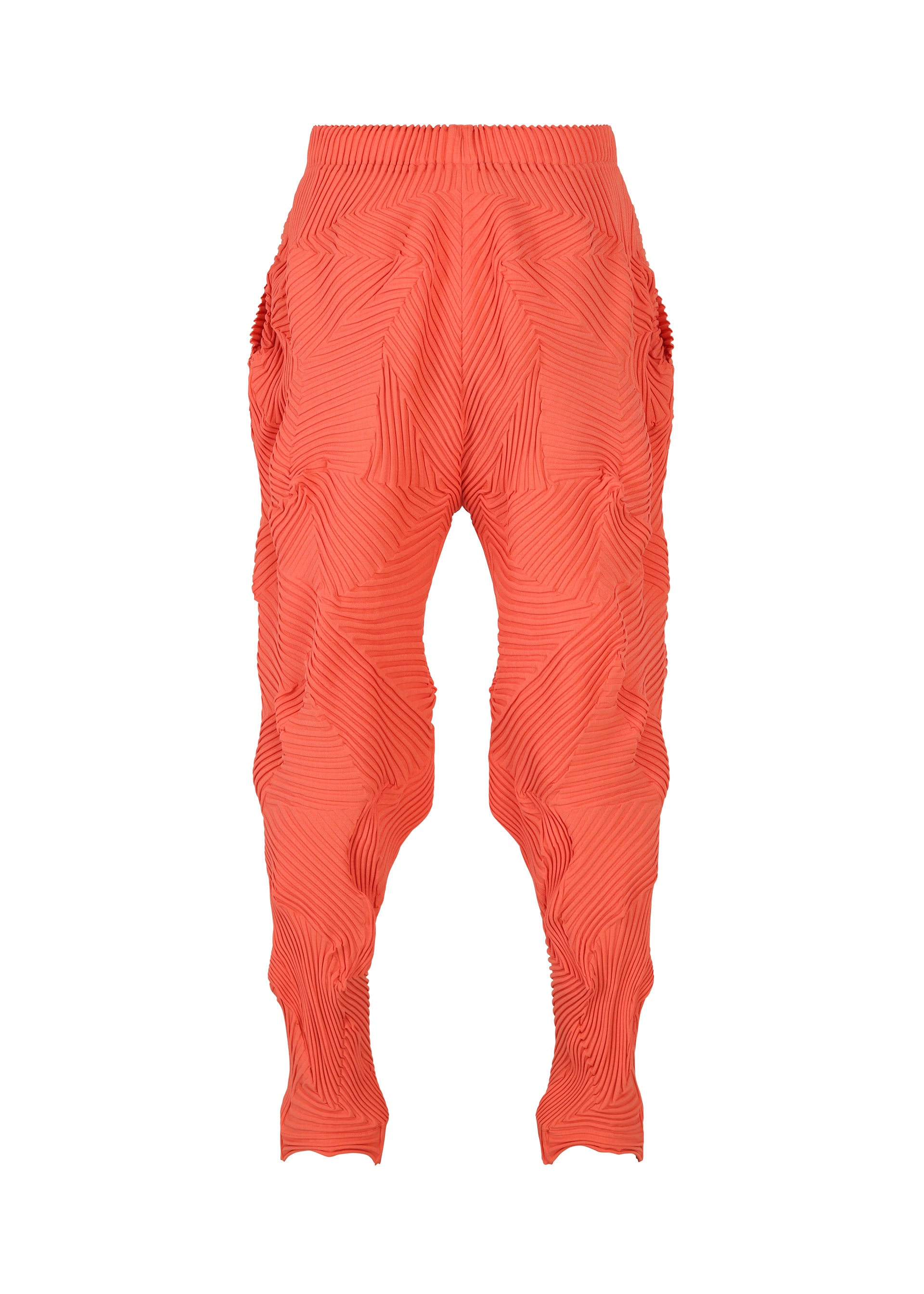 ISSEY MIYAKE プリーツカジュアルパンツ オレンジ TYPE-P 003-1 – isseymiyake.com