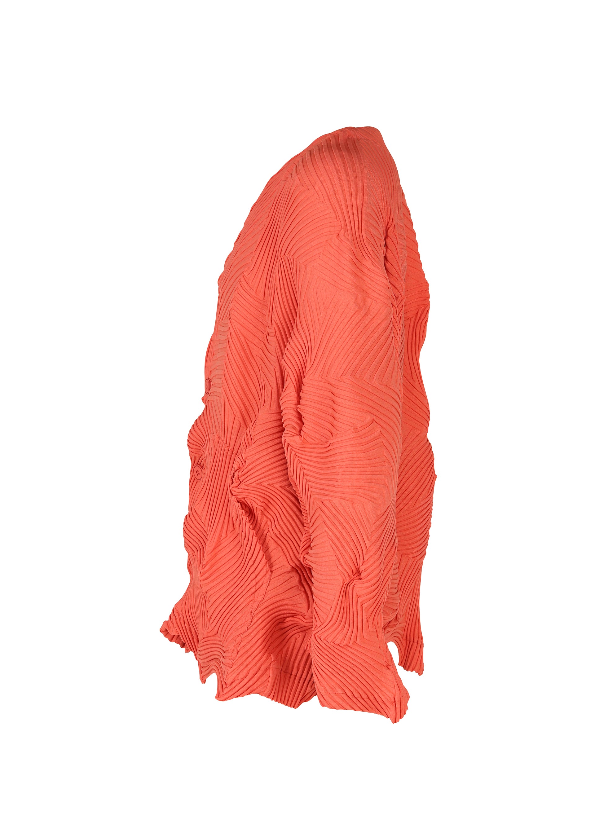 A poc able オレンジ 波状プリーツ カーディガン TYPE-P 003-1 – isseymiyake.com