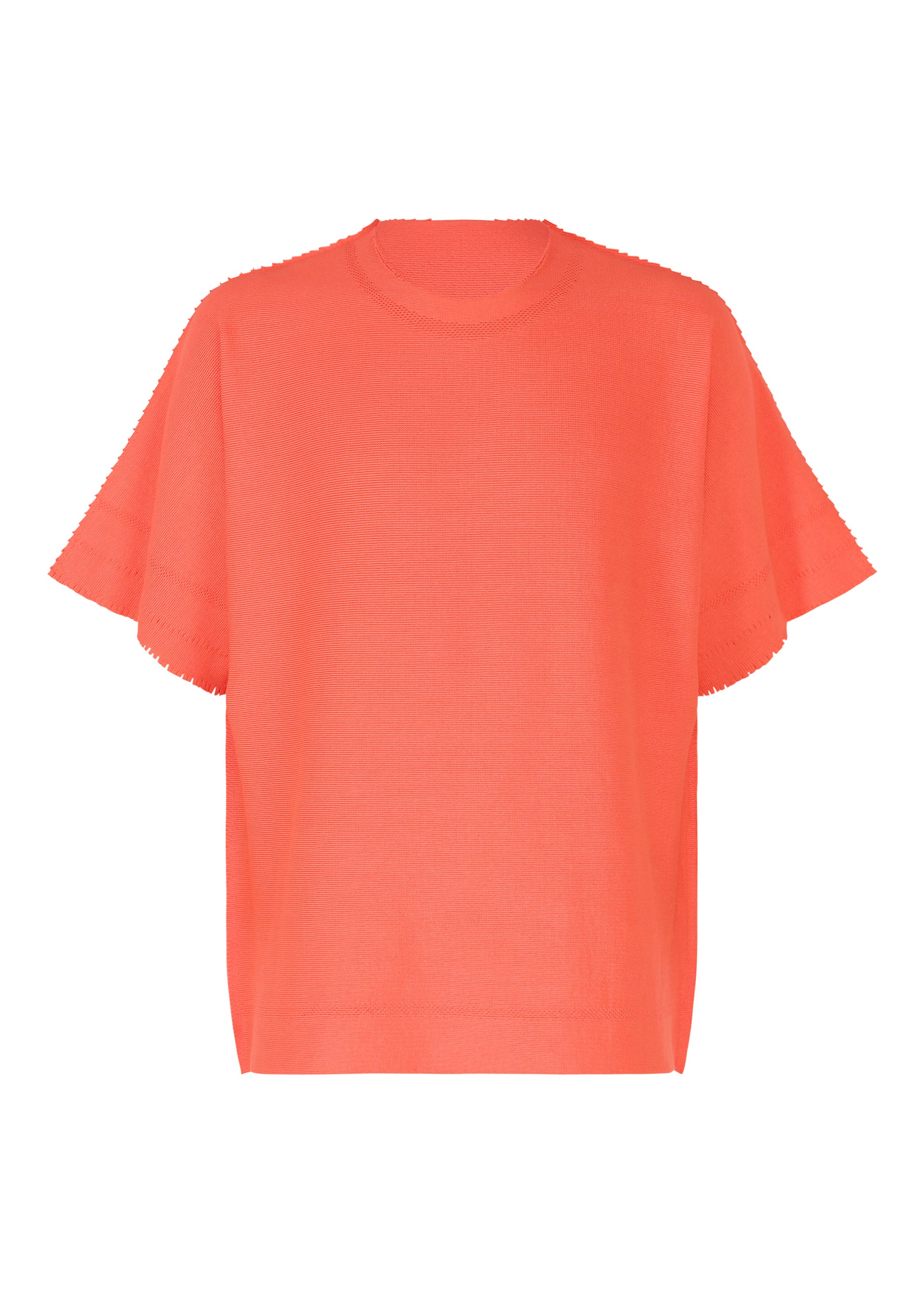 ISSEY MIYAKE a-poc オレンジ 半袖Tシャツ ISSEY MIYAKE（イッセイミヤケ） #spc ISSEYMIYAKE Tシャツ 半袖 無地