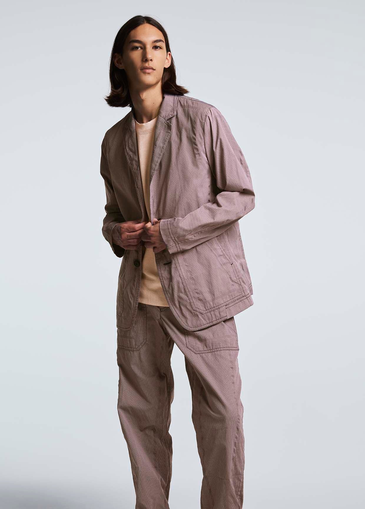 A poc able ブラウン ジャケット A-POC ABLE ISSEY MIYAKE ルック – isseymiyake.com