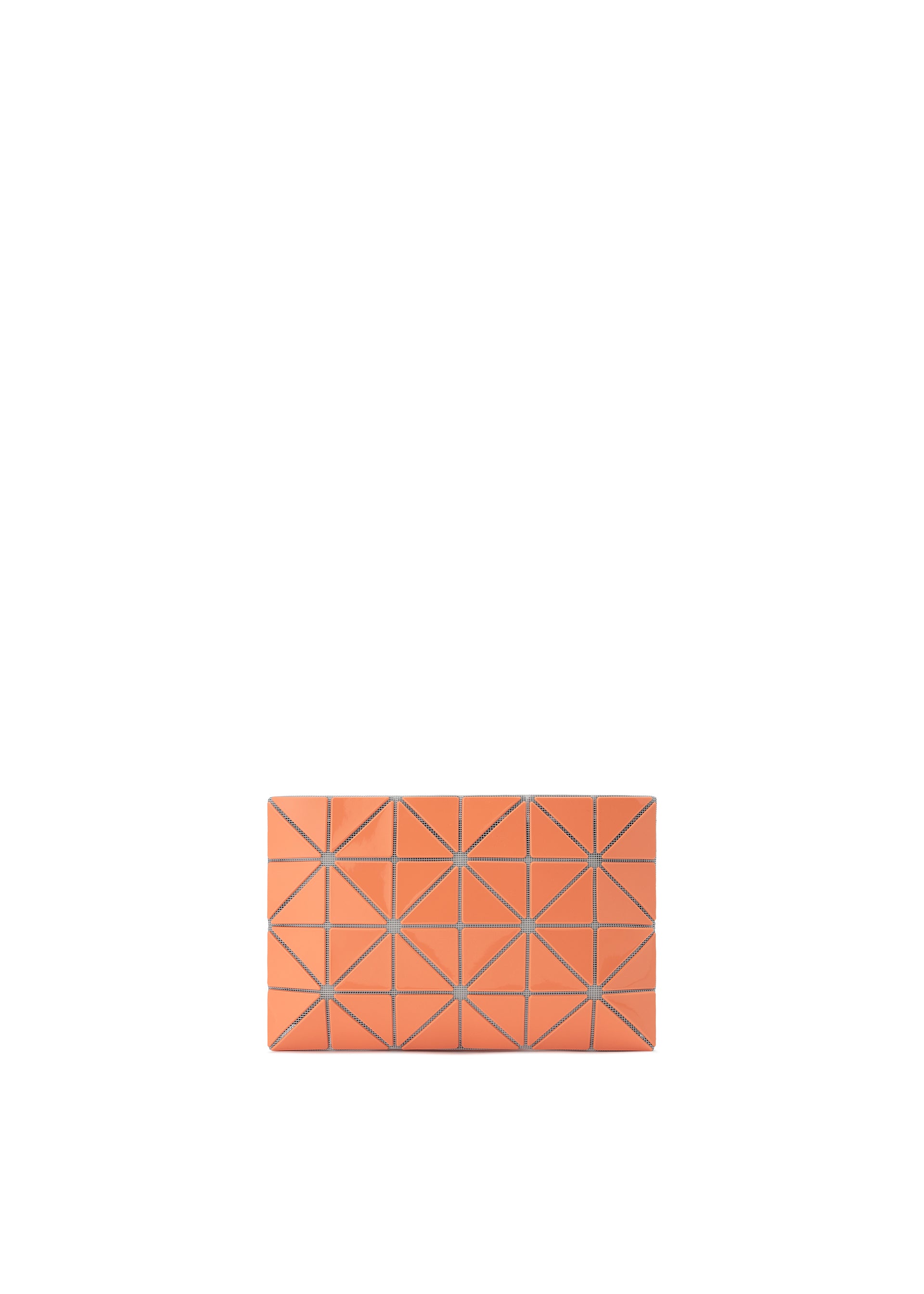 【BAO BAO Issey Miyake】オレンジクラッチ BAO BAO Issey Miyake】オレンジクラッチ