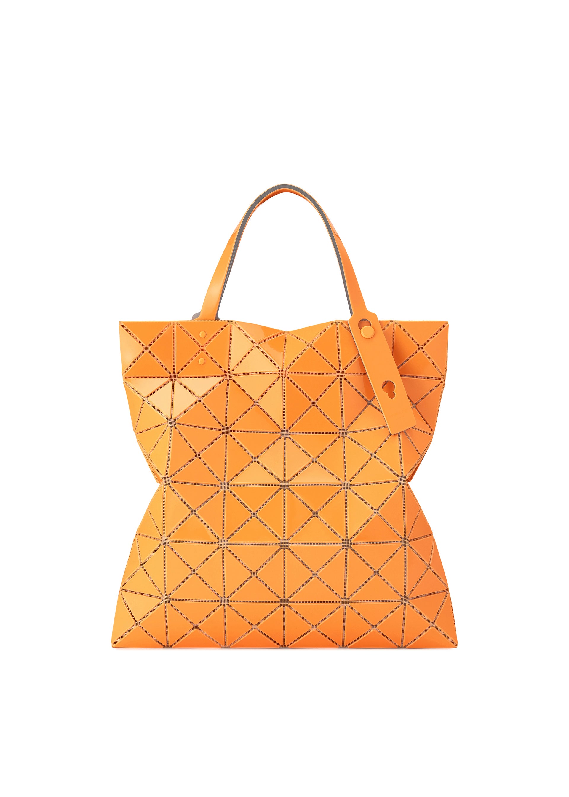 LUCENT ONE-TONE、バッグ&財布_トートバッグ、オレンジ