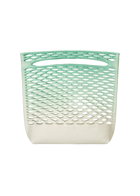 MOKKO NET GRADATION、バッグ&財布_トートバッグ、カーキ