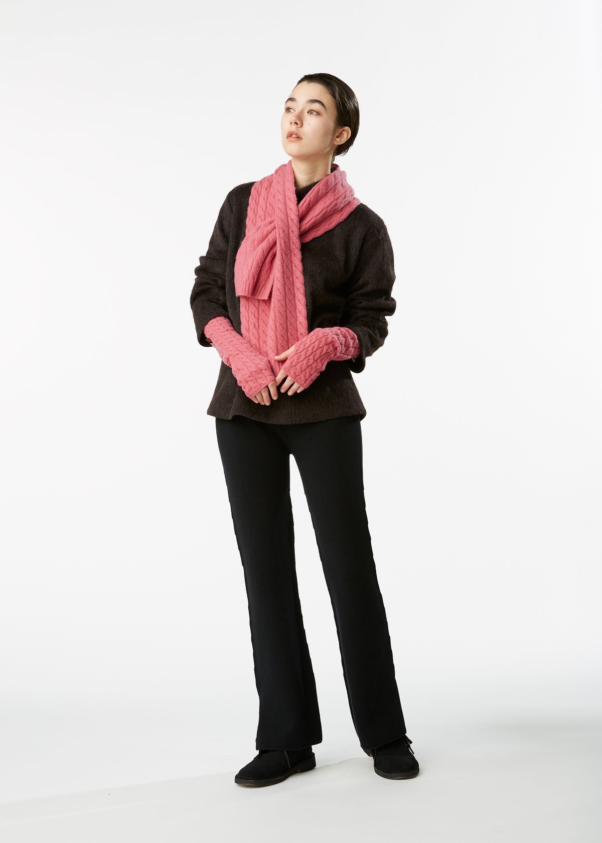 CASHMERE ACCESSORIES、アクセサリー&その他_ストール、着用画像1