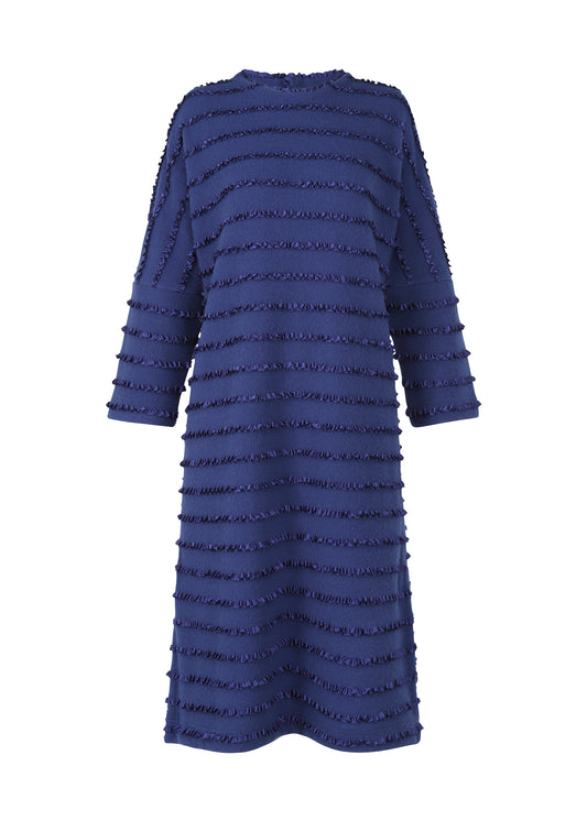 RIBBON ROLL JERSEY、ウィメンズ_ワンピース、ブルー