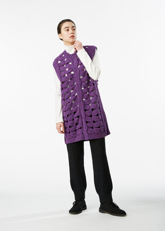 WOOL NEST KNIT、ウィメンズ_トップス_トップ、着用画像1