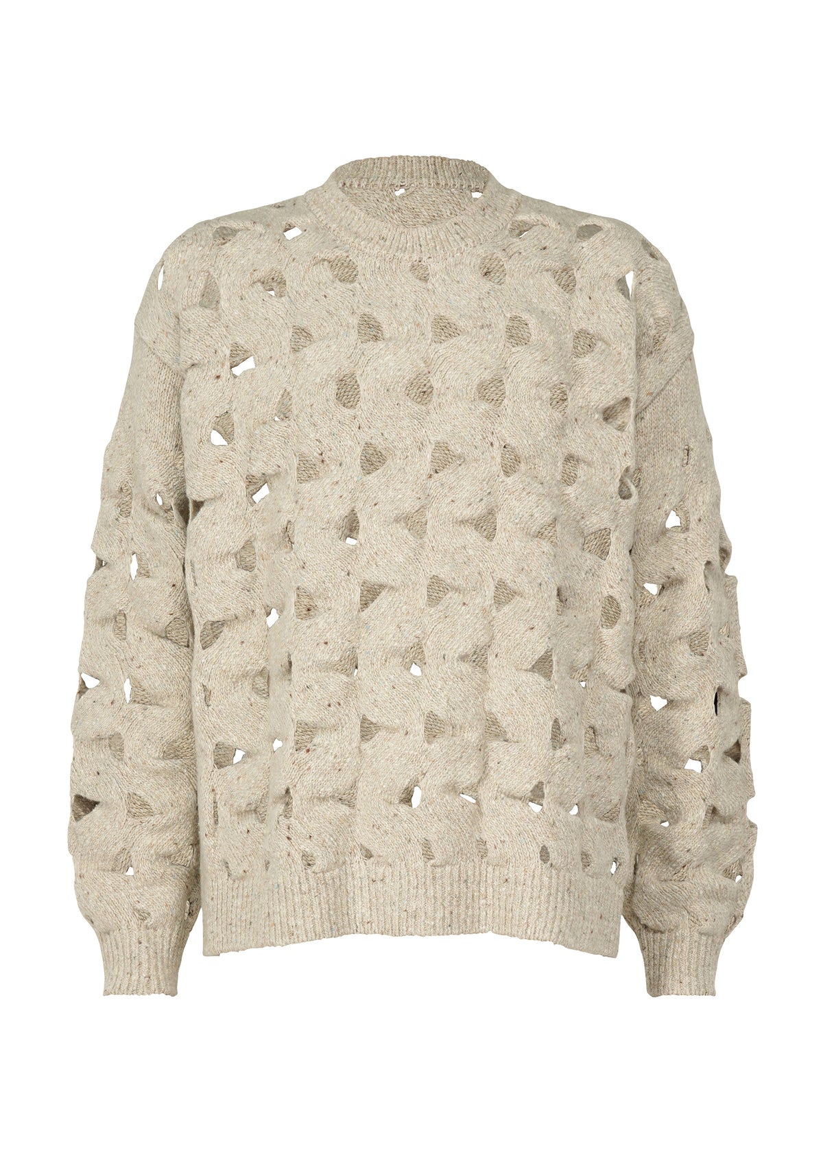 WOOL NEST KNIT、ウィメンズ_トップス_トップ、ホワイト