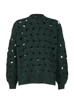 WOOL NEST KNIT、ウィメンズ_トップス_トップ、グリーン
