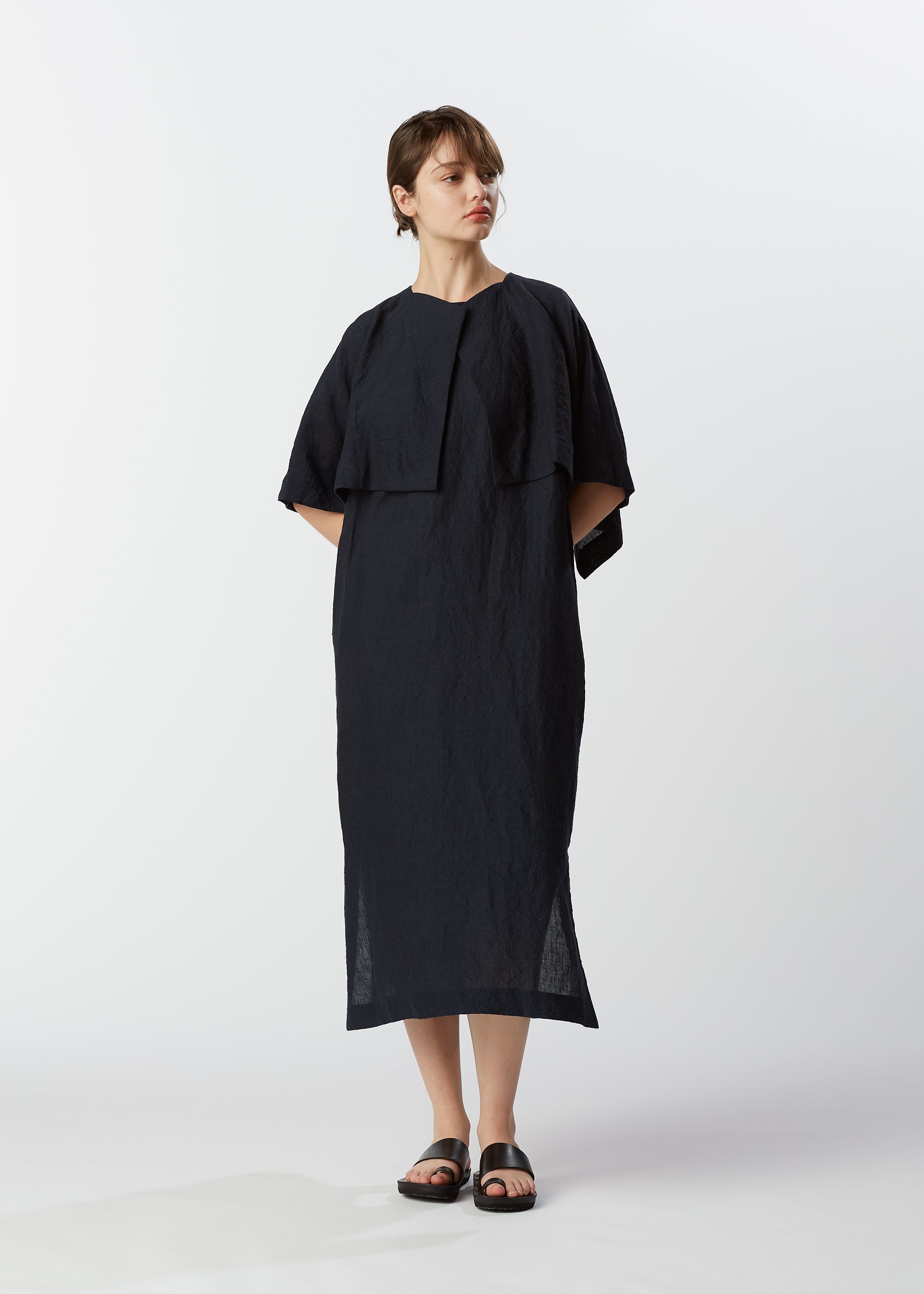 GLOSSY LINEN、ウィメンズ_ワンピース、着用画像1