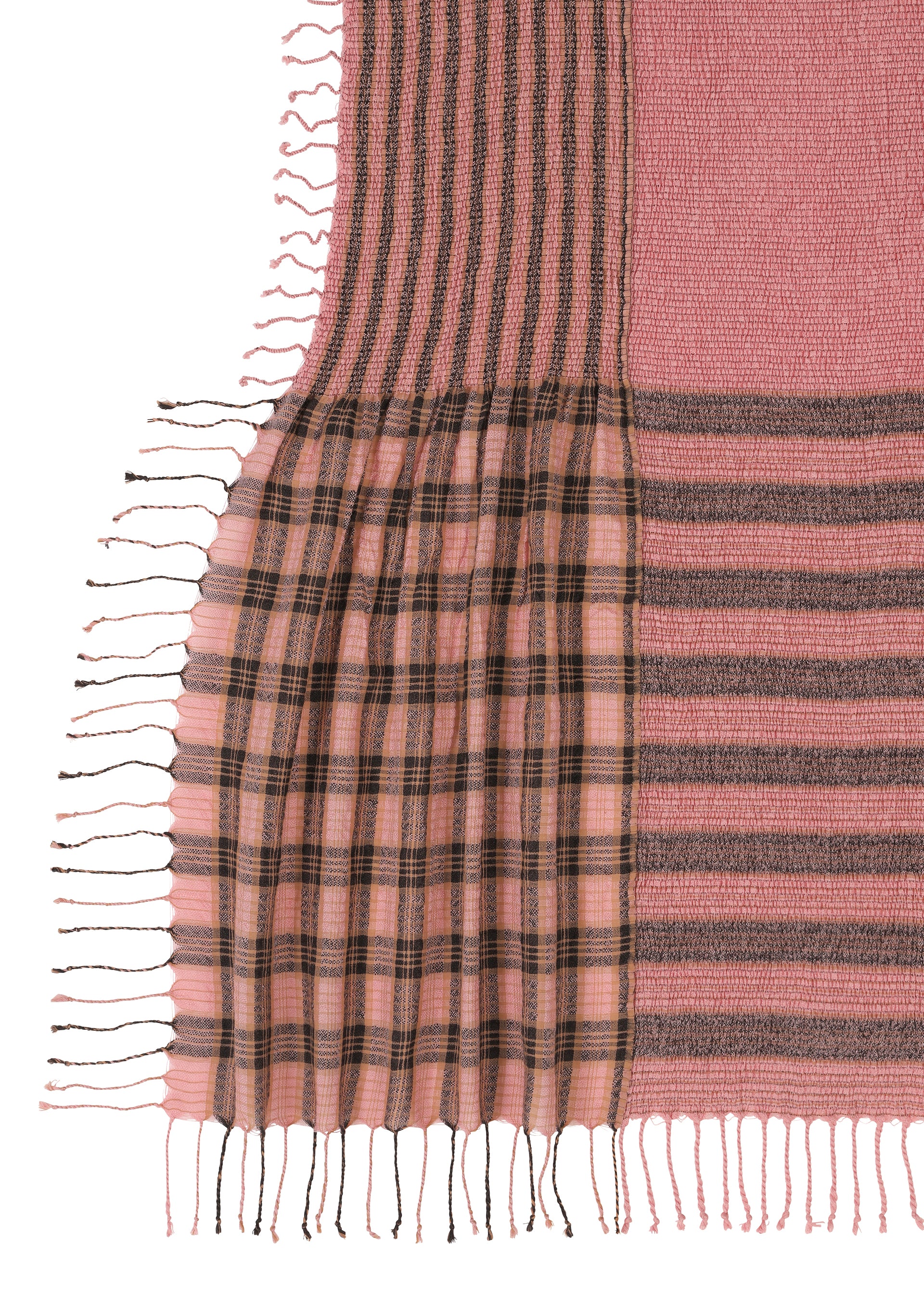 CREPE TARTAN STOLE、アクセサリー&その他_ストール、ディテール画像1