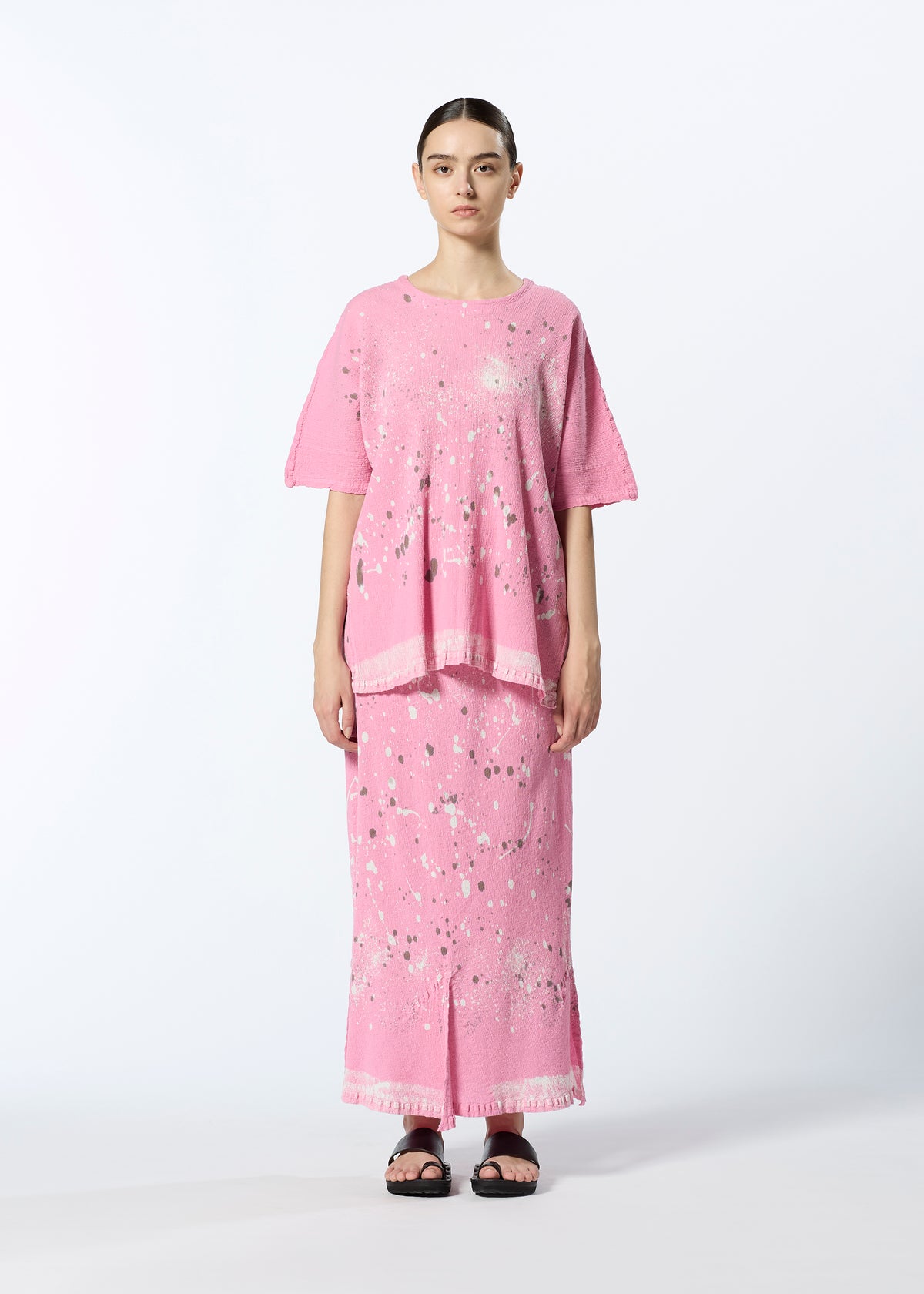KYO CHIJIMI FRIKAKE、ウィメンズ_スカート、着用画像1