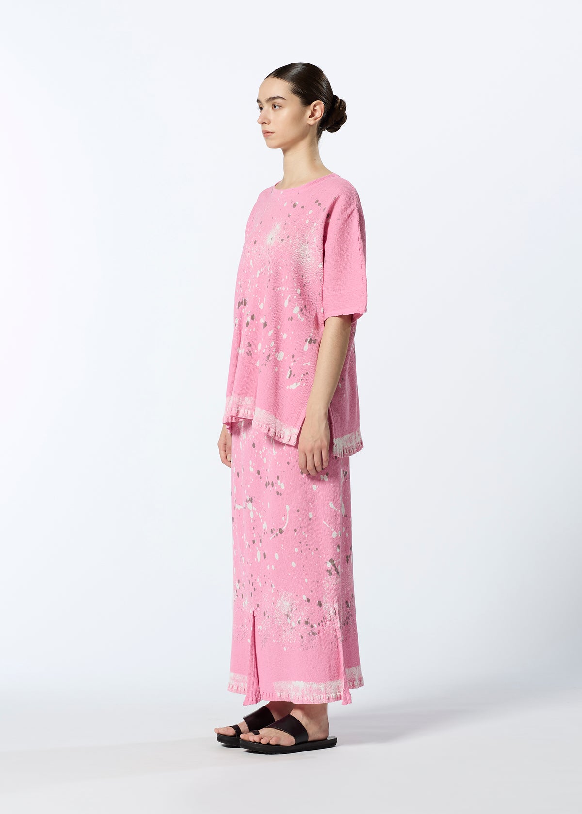 KYO CHIJIMI FRIKAKE、ウィメンズ_スカート、着用画像2