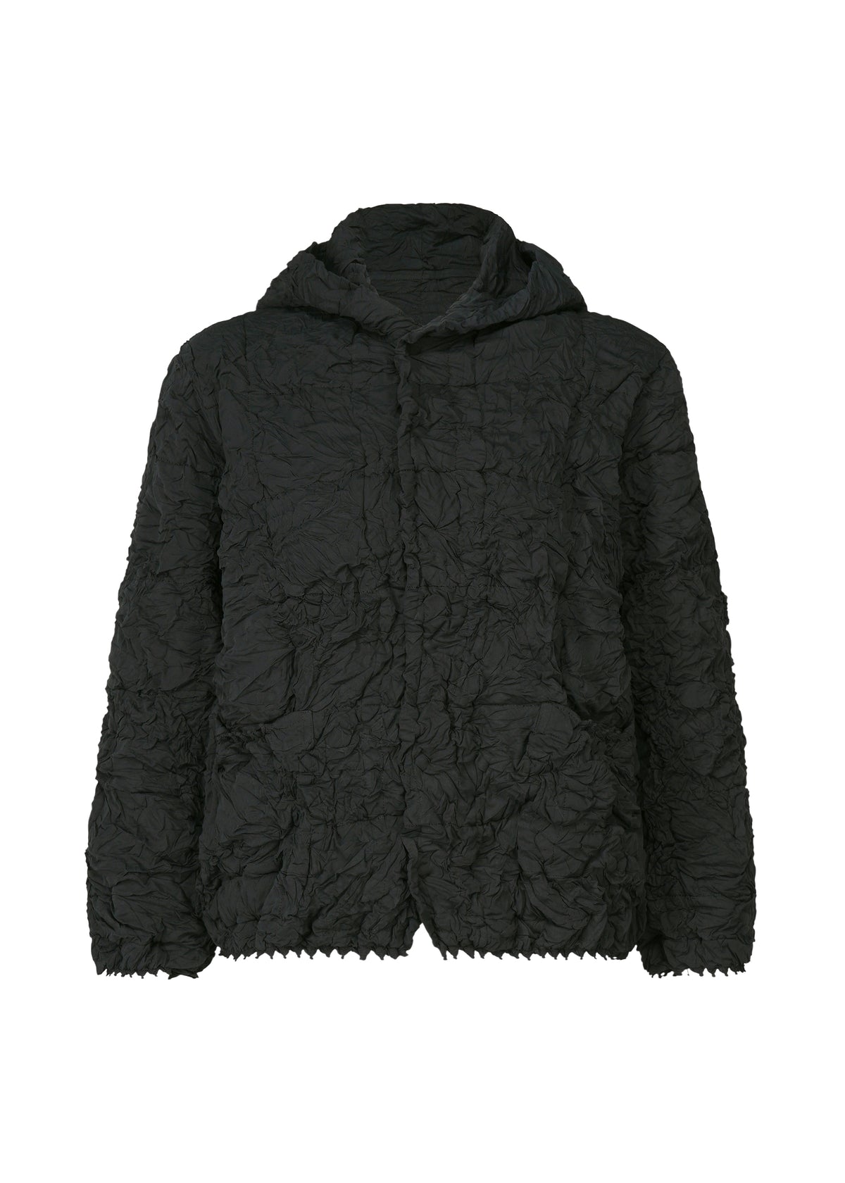 IN COAT KUMO SHIBORI、ウィメンズ_ジャケット&コート_ジャケット＆ブルゾン、ブラック