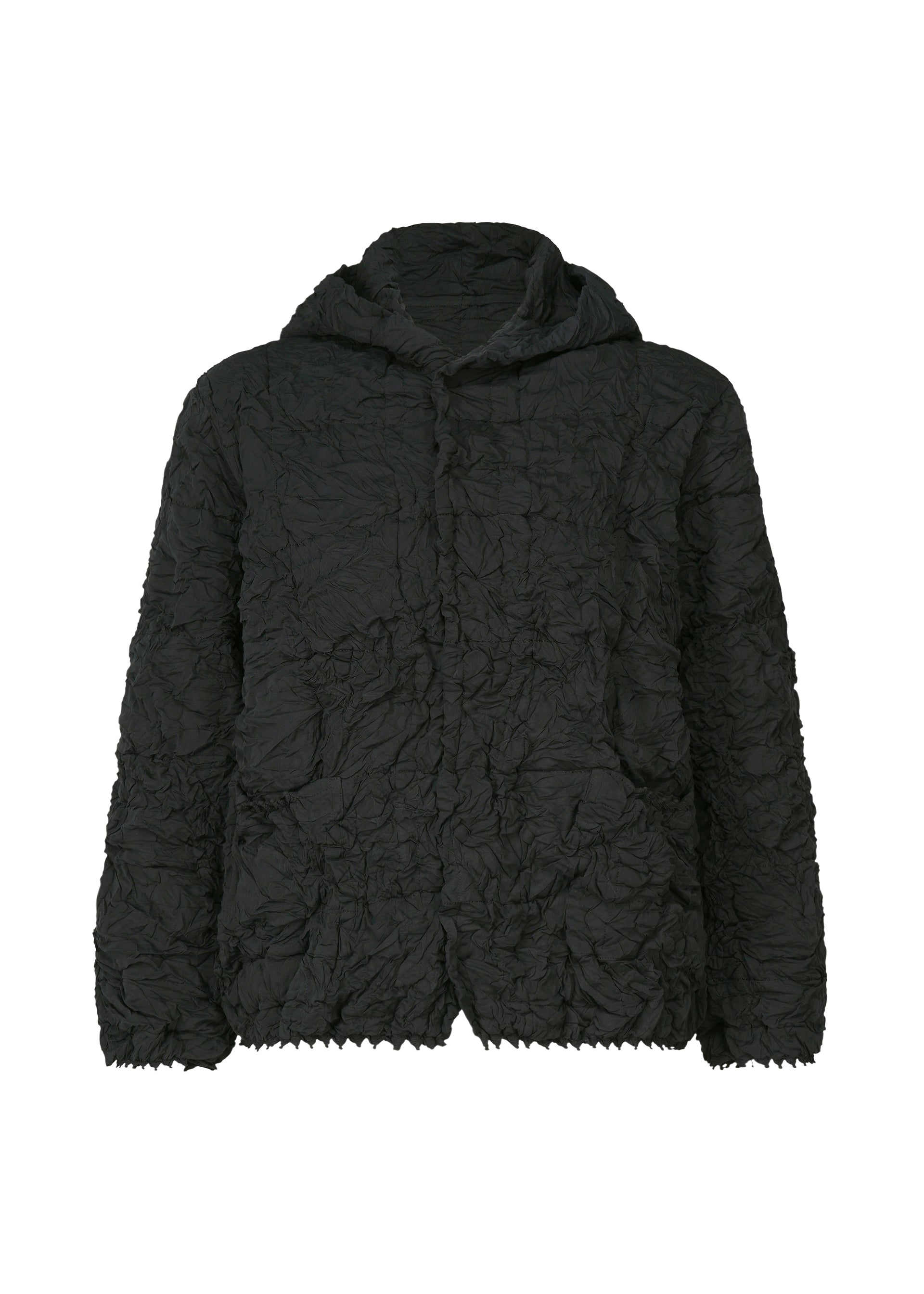 IN COAT KUMO SHIBORI、ウィメンズ_ジャケット&コート_ジャケット＆ブルゾン、ブラック