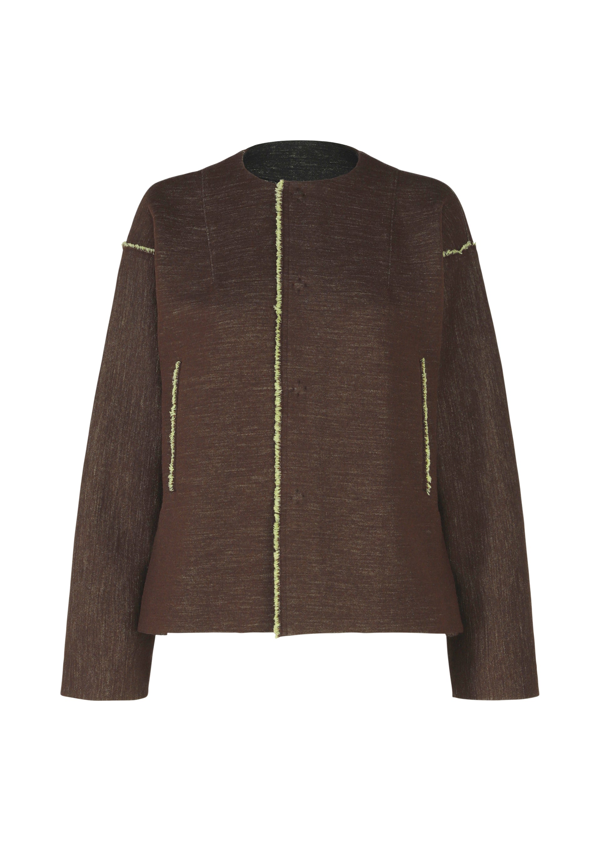 EDGE LINE、ウィメンズ_トップス_カーディガン、ブラウン