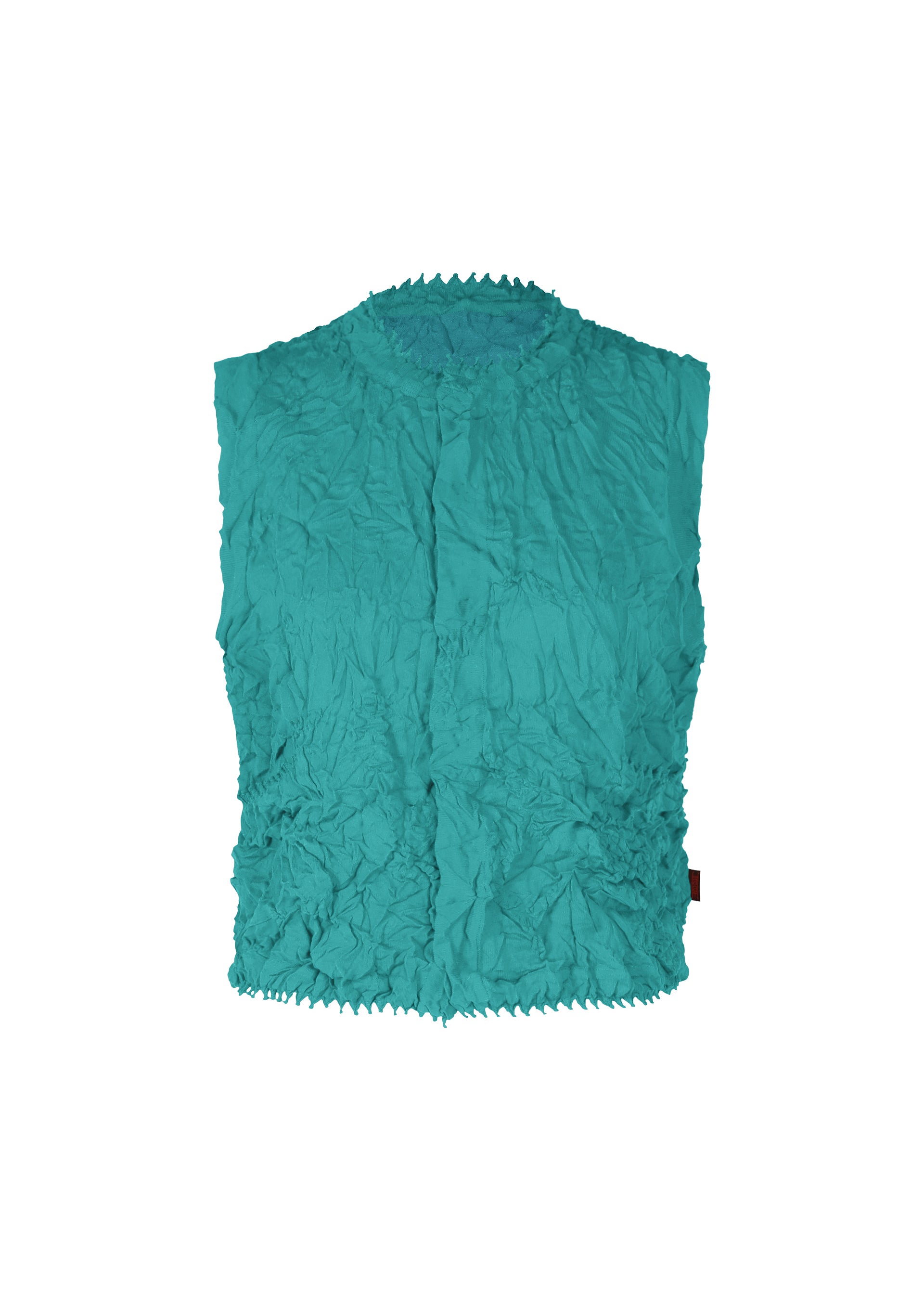 KUMO SHIBORI KNIT、ウィメンズ_トップス_ベスト、ブルー