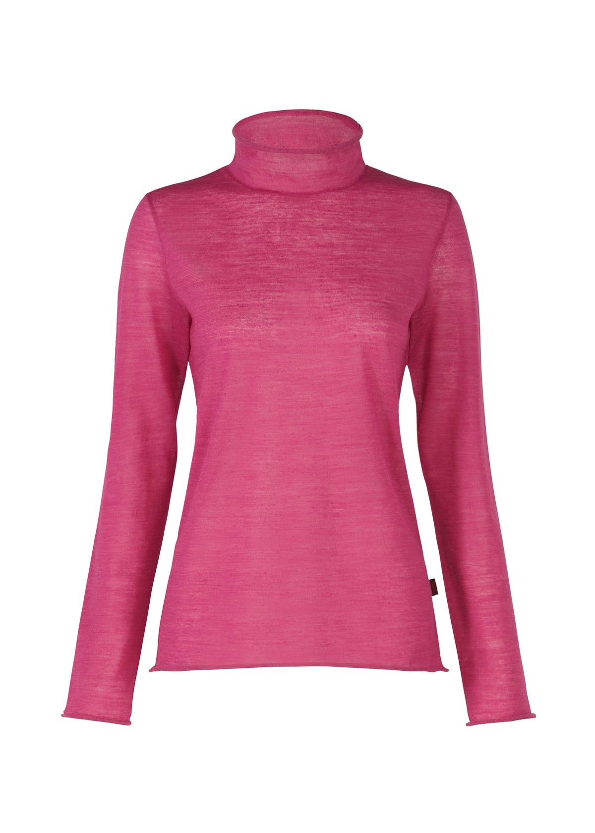 CURLING SHEER KNIT、ウィメンズ_トップス_トップ、ピンク