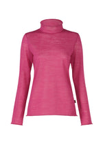 CURLING SHEER KNIT、ウィメンズ_トップス_トップ、ピンク