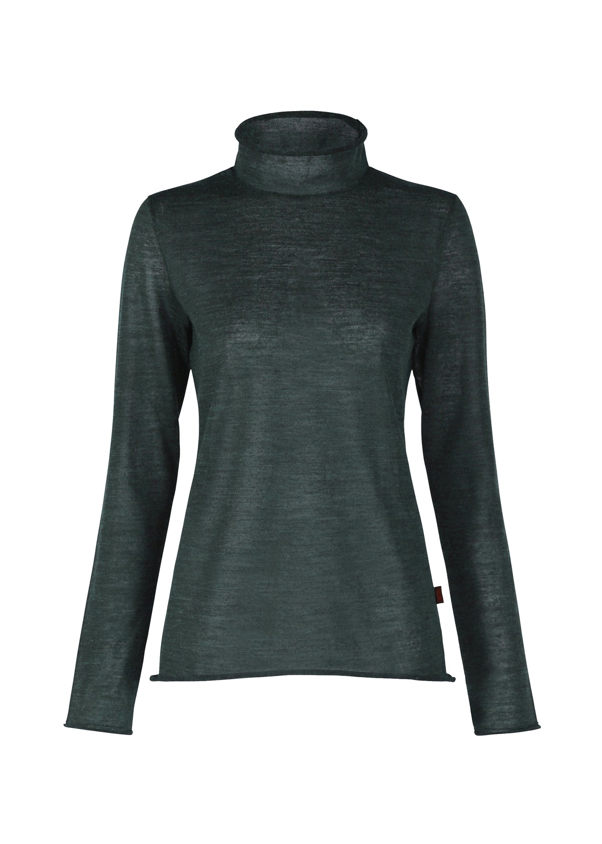 CURLING SHEER KNIT、ウィメンズ_トップス_トップ、カーキ