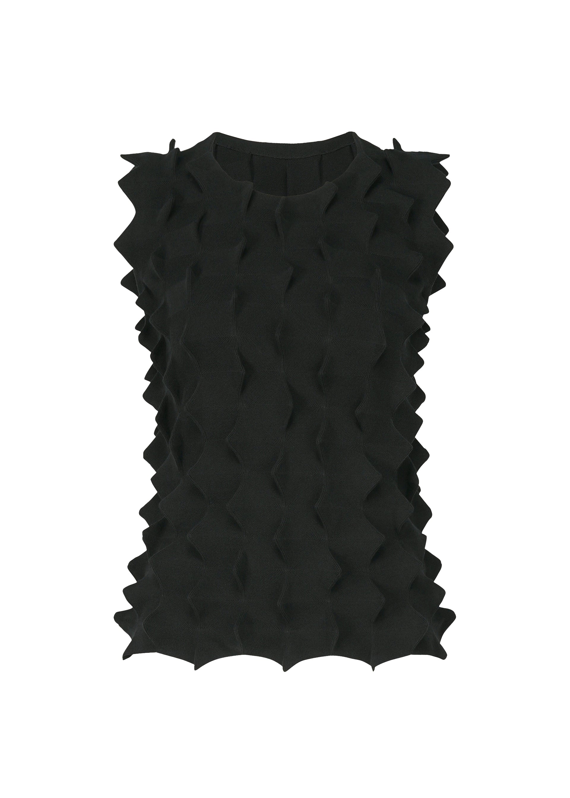 ZIG KNIT、ウィメンズ_トップス_トップ、ブラック