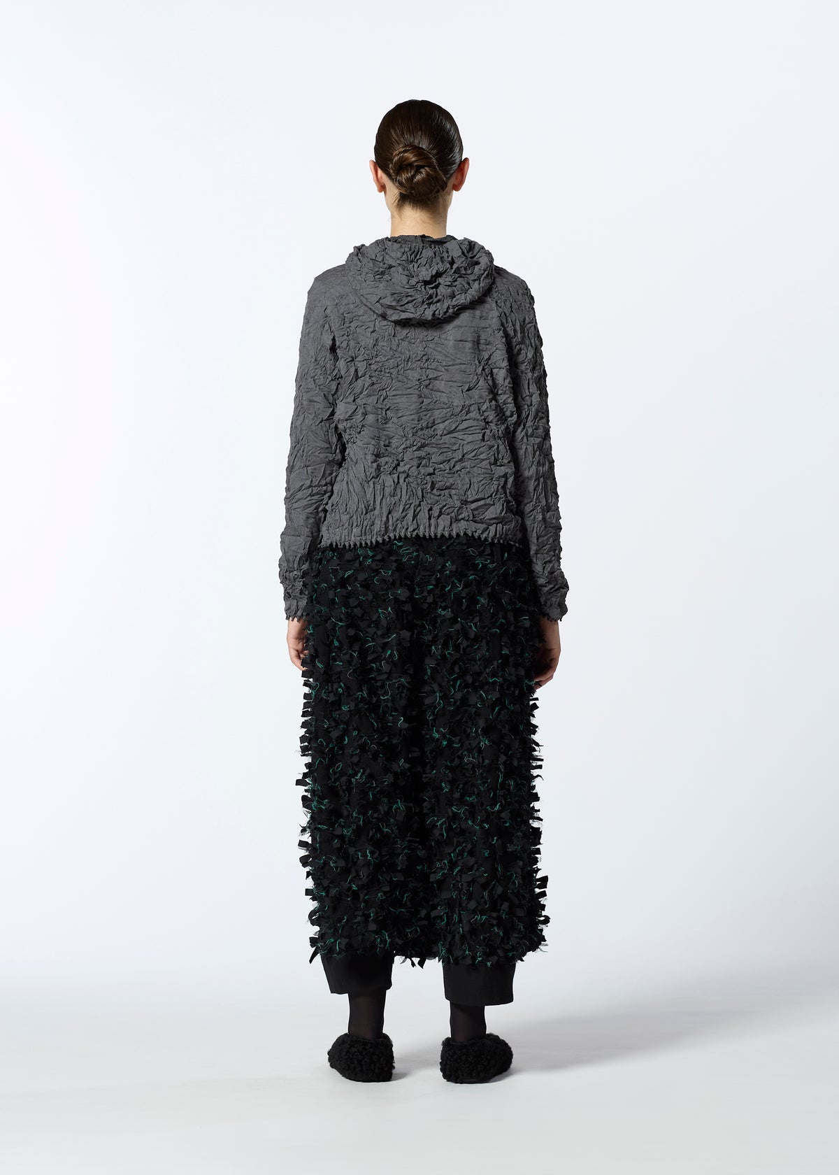 KUMO SHIBORI KNIT、ウィメンズ_ジャケット&コート_ジャケット＆ブルゾン、着用画像3