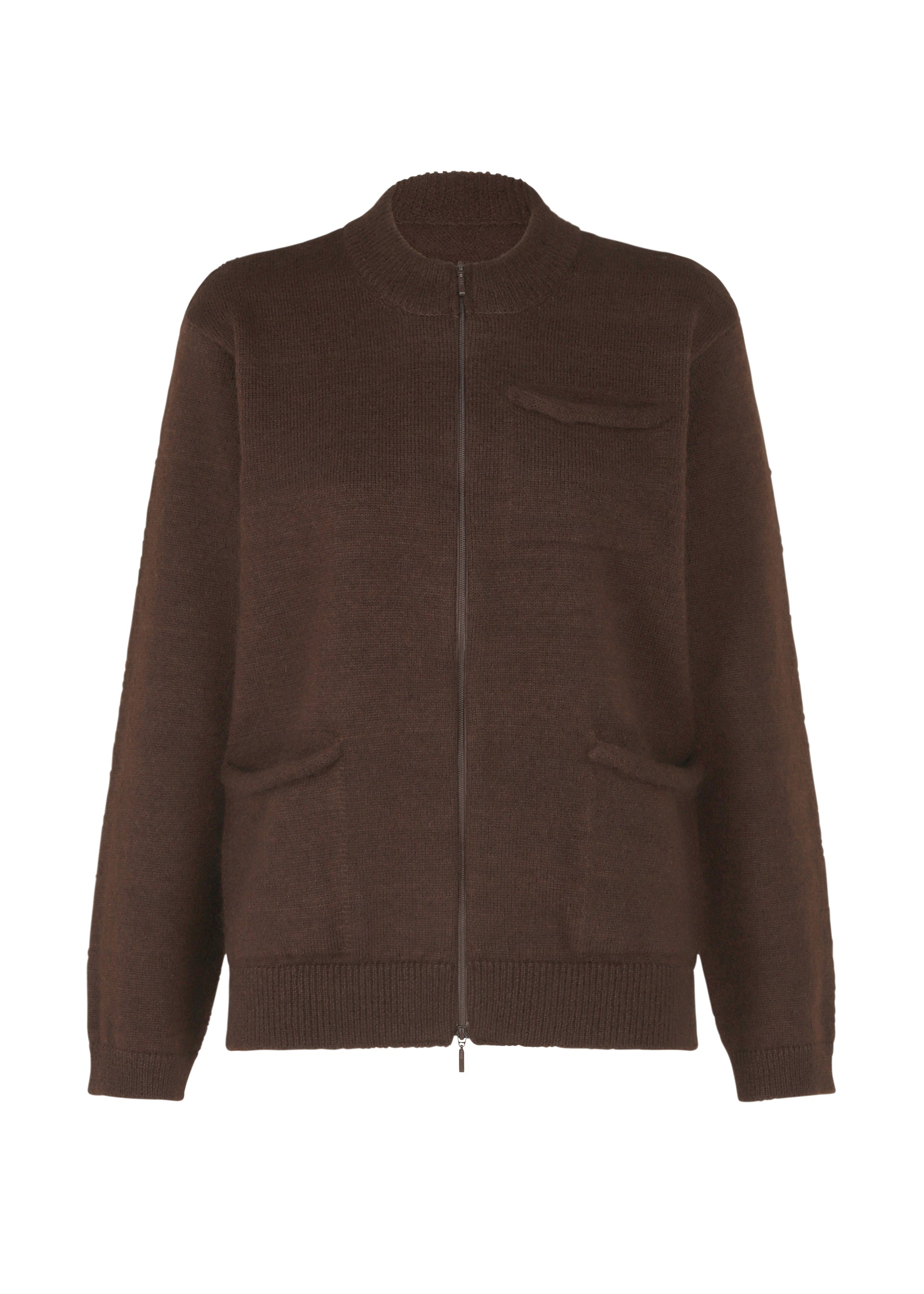 POCKET KNIT、ウィメンズ_ジャケット&コート_ジャケット＆ブルゾン、ブラウン