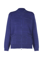 POCKET KNIT、ウィメンズ_ジャケット&コート_ジャケット＆ブルゾン、ブルー