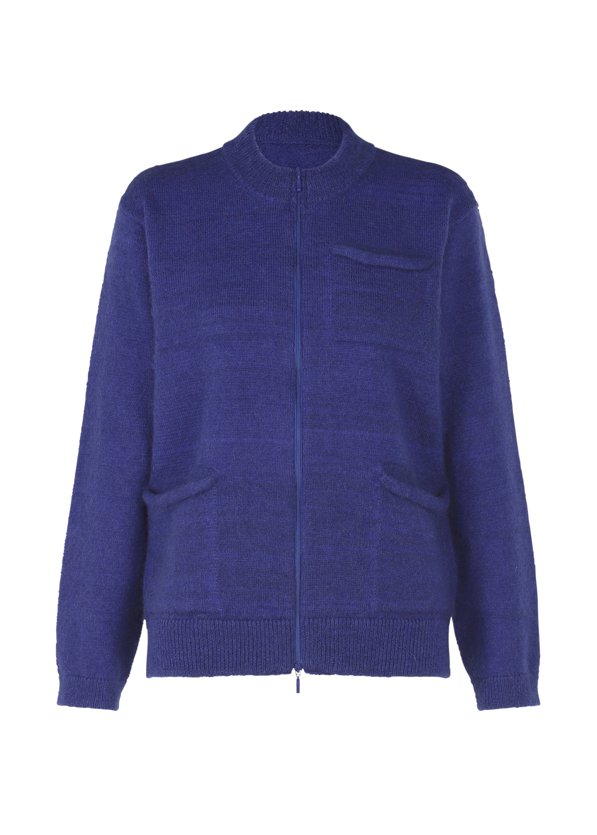 POCKET KNIT、ウィメンズ_ジャケット&コート_ジャケット＆ブルゾン、ブルー