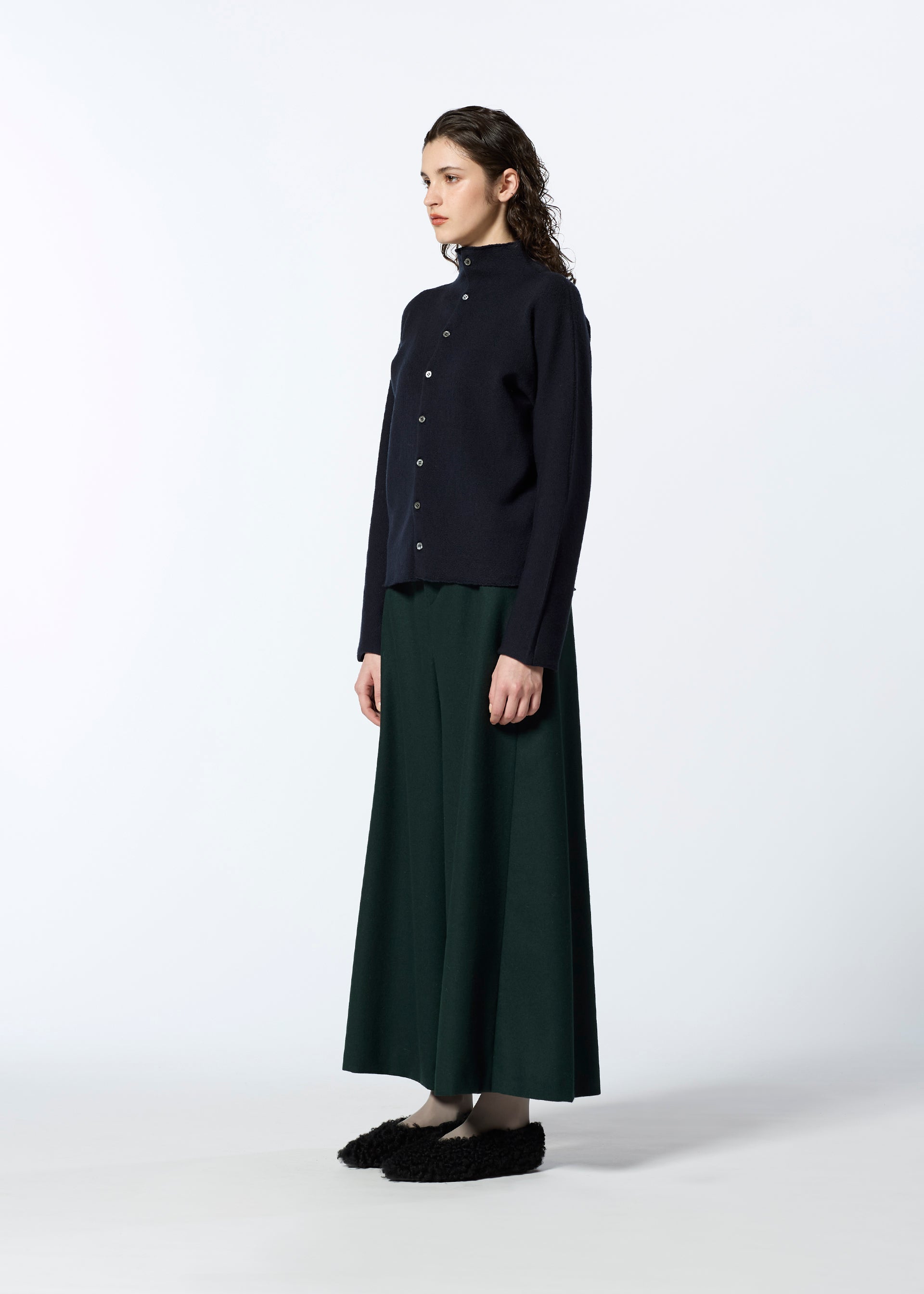 WOOL SEAMLESS、ウィメンズ_トップス_カーディガン、着用画像2