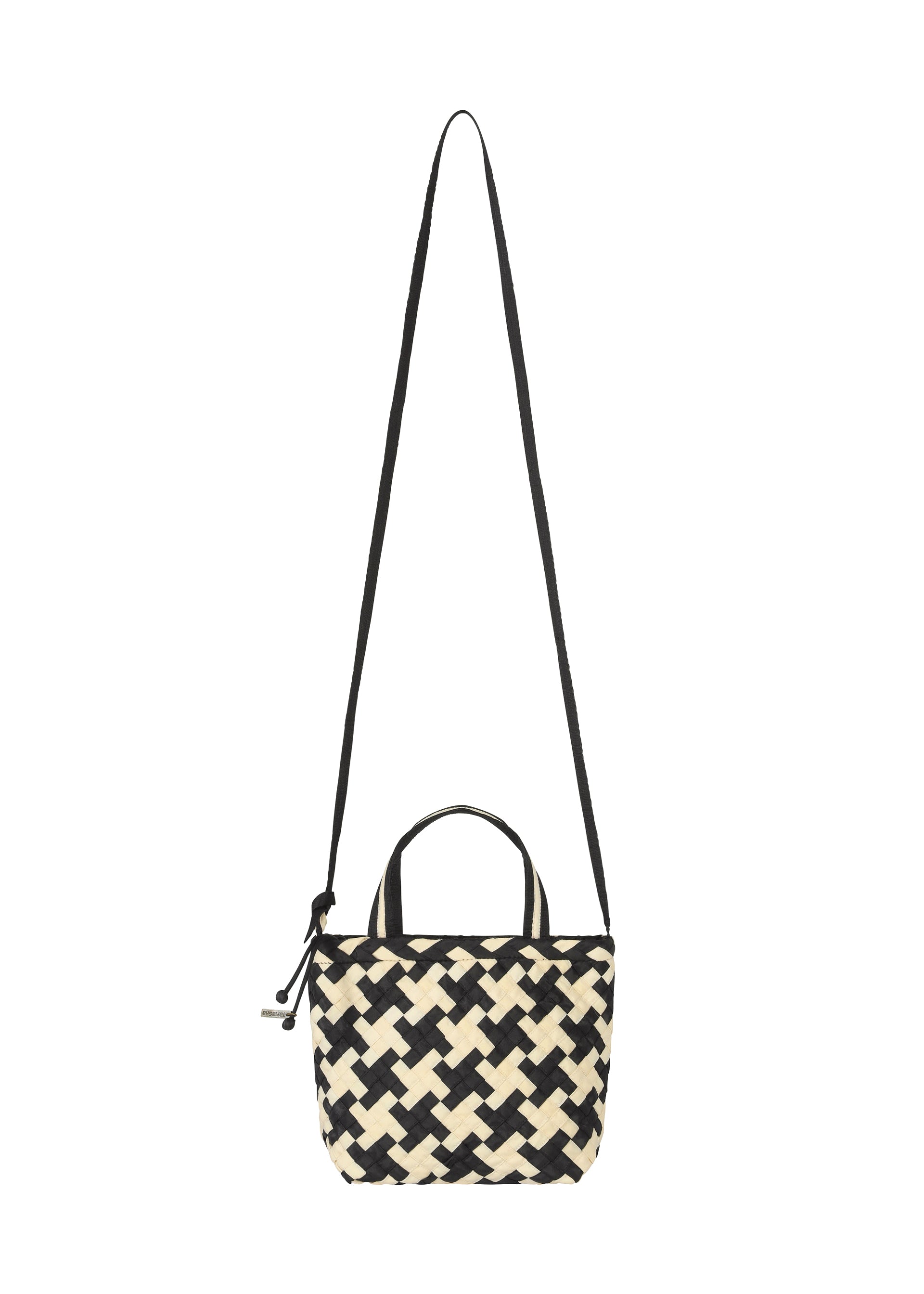 PIED DE POULE BRAID、バッグ&財布_ショルダーバッグ、ホワイト