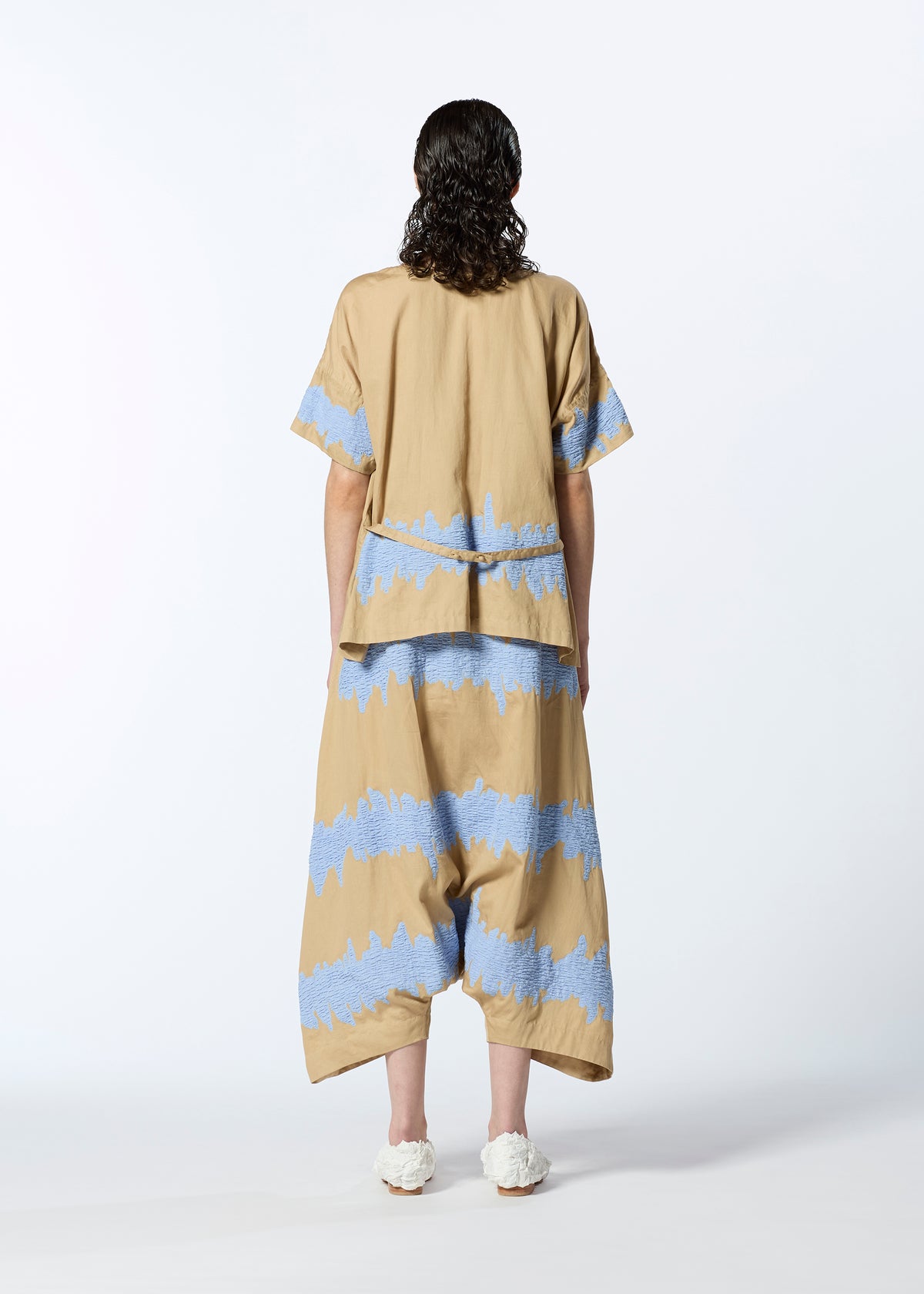 WAVY BORDER、ウィメンズ_パンツ、着用画像3