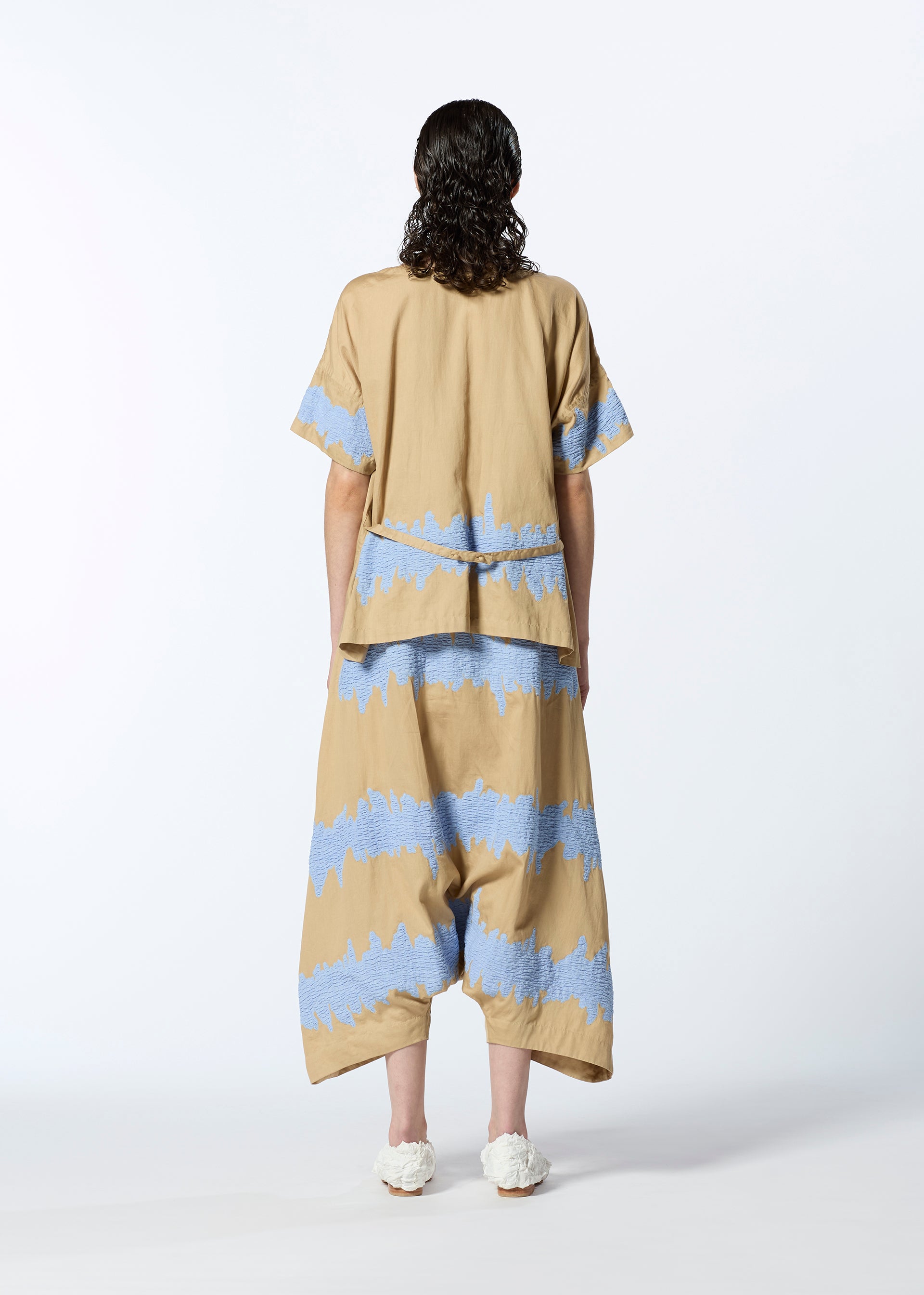 WAVY BORDER、ウィメンズ_パンツ、着用画像3