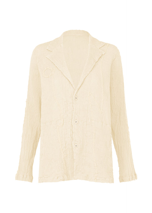 KYO CHIJIMI EMB、ウィメンズ_ジャケット&コート_ジャケット＆ブルゾン、ホワイト