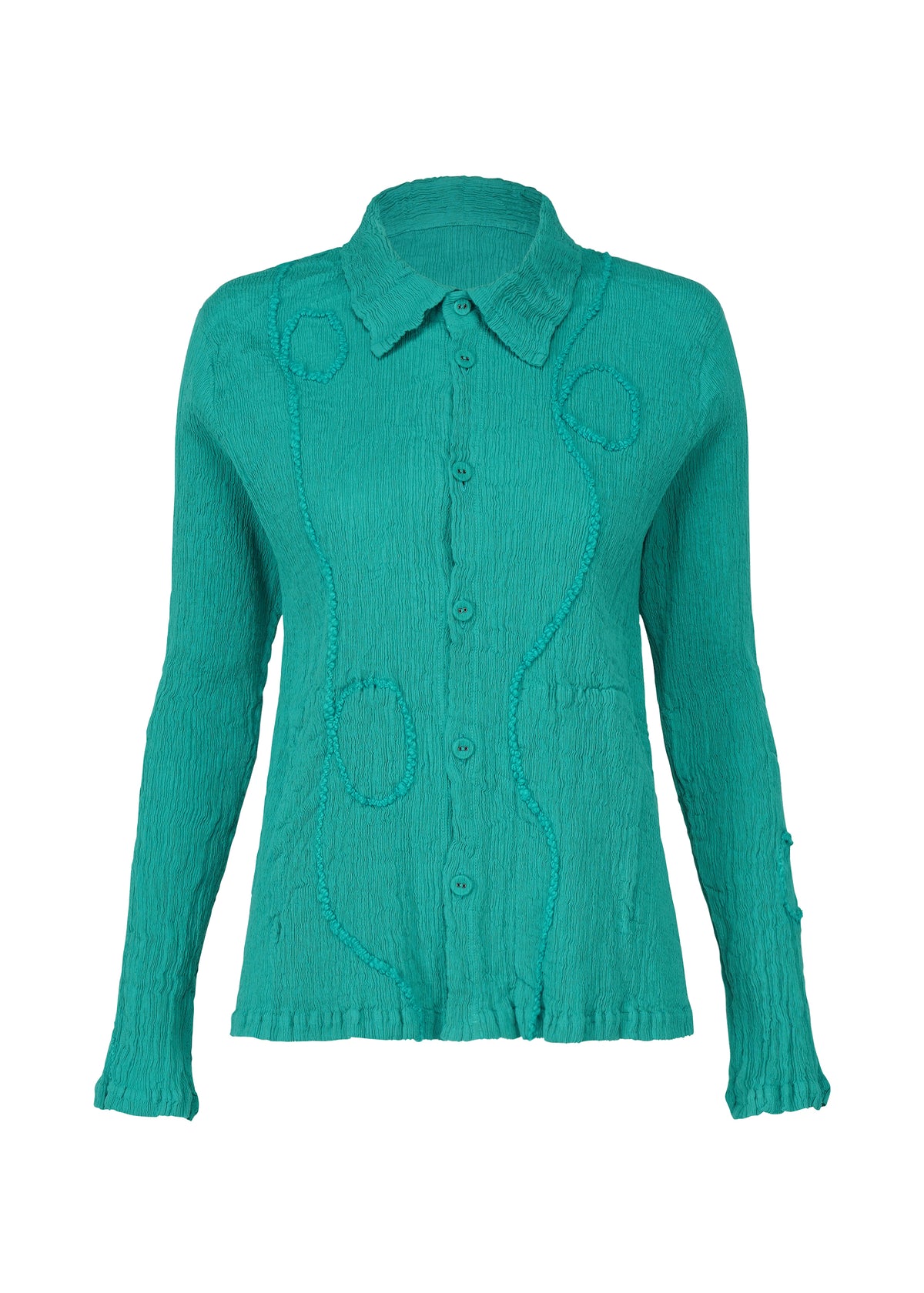 KYO CHIJIMI EMB、ウィメンズ_ジャケット&コート_ジャケット＆ブルゾン、グリーン