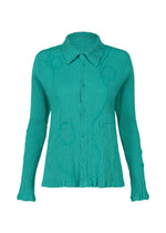 KYO CHIJIMI EMB、ウィメンズ_ジャケット&コート_ジャケット＆ブルゾン、グリーン