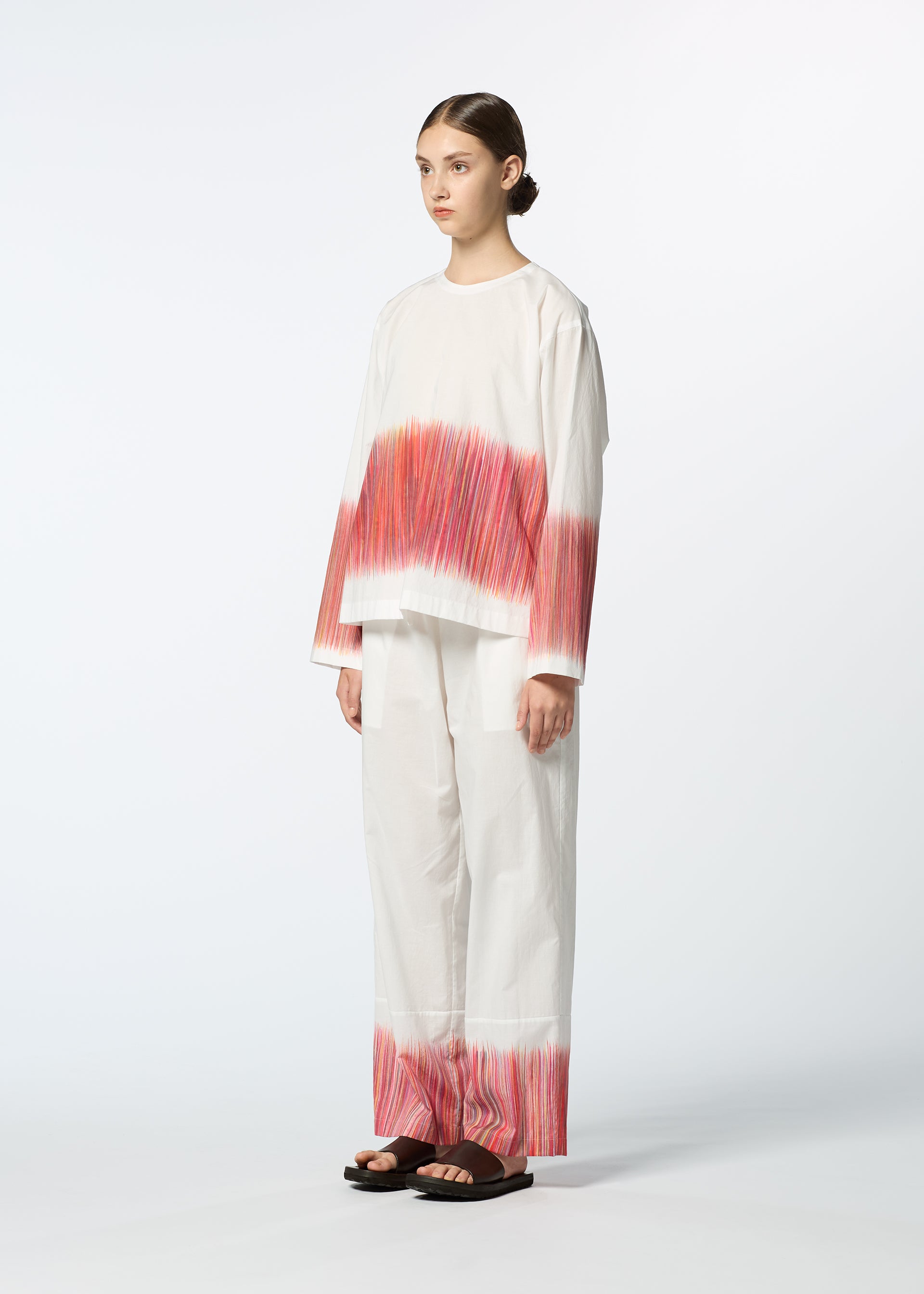 ISSEY MIYAKE H aaT チュニック 上質綿 インド 手仕事 美品 HaaTインド