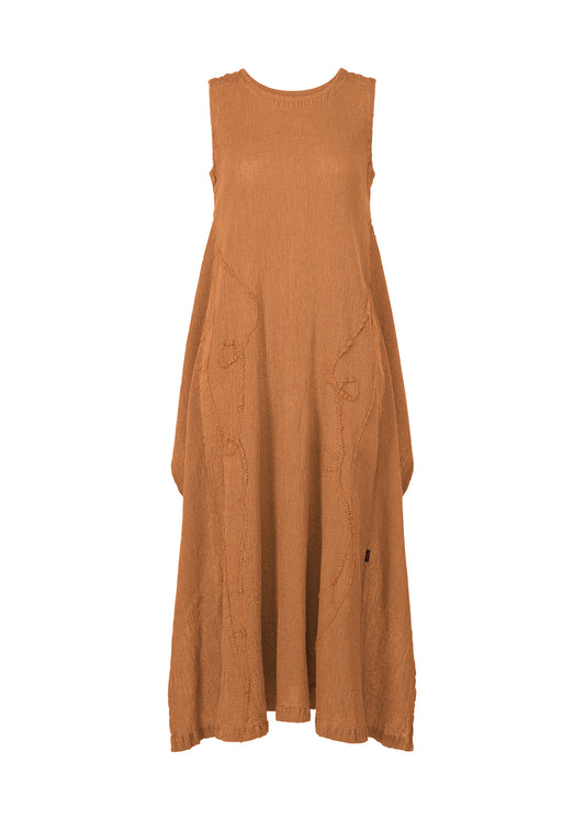 KYO CHIJIMI EMB、ウィメンズ_ワンピース、ベージュ