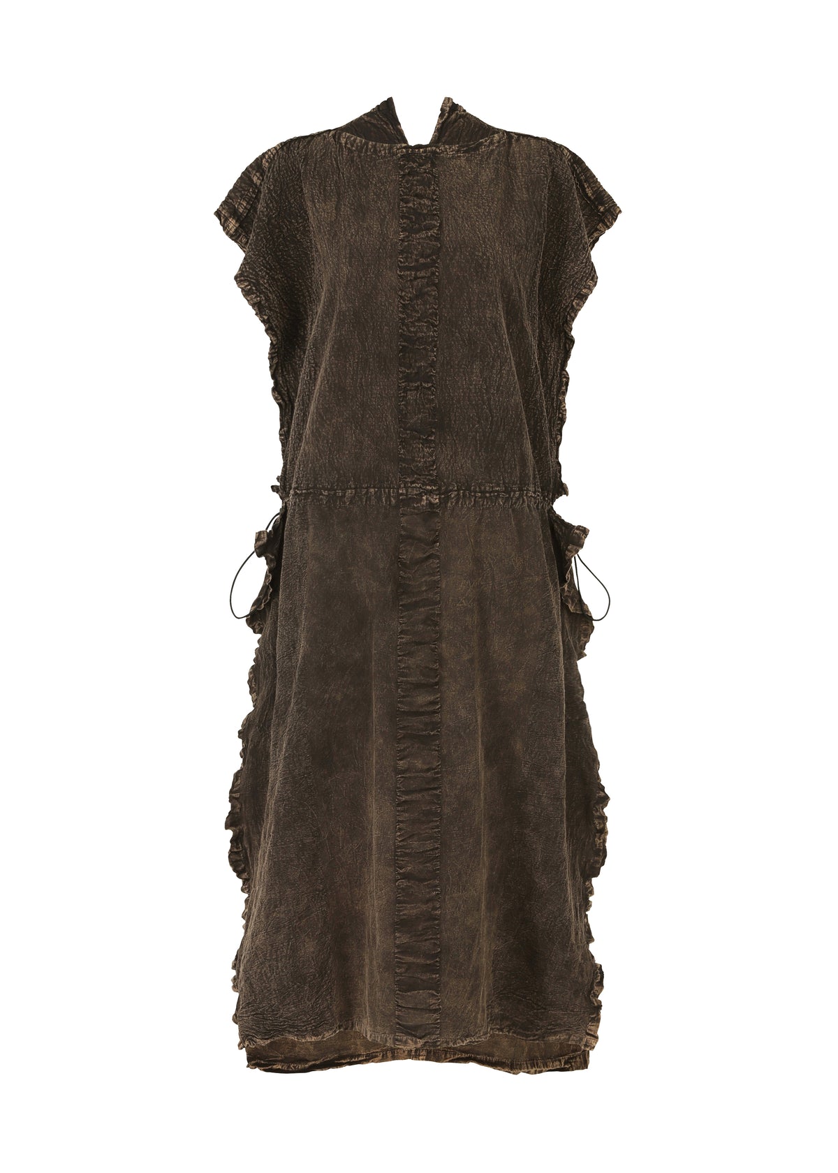 TENMOKU COTTON、ウィメンズ_ワンピース、ブラウン