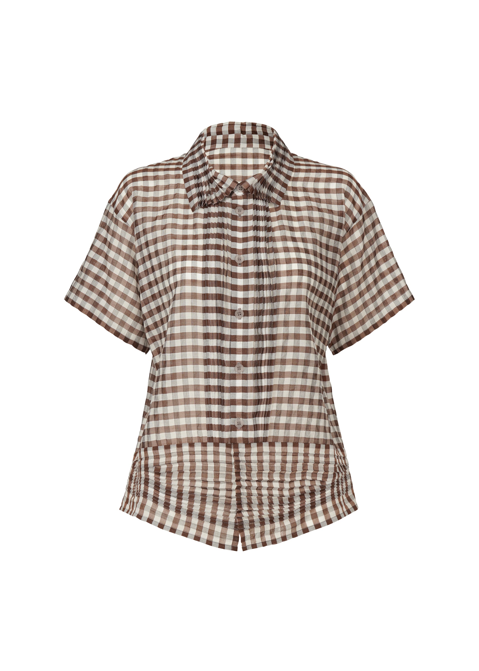 HaaT ISSEY MIYAKE ニットスカート チェック 2 2 SIDE PINTUCKING – isseymiyake.com