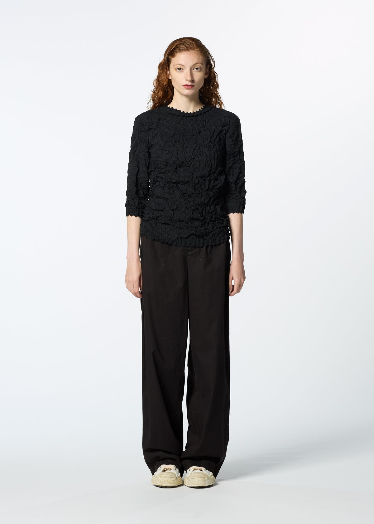 KUMO SHIBORI SHIRT、ウィメンズ_トップス_トップ、着用画像1