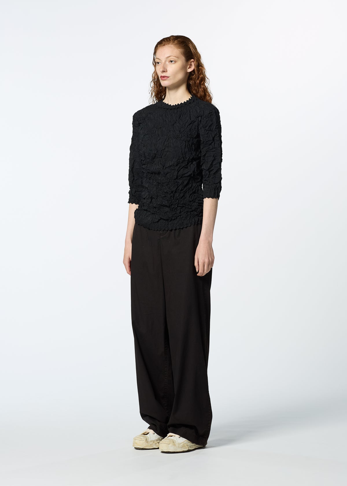 KUMO SHIBORI SHIRT、ウィメンズ_トップス_トップ、着用画像2