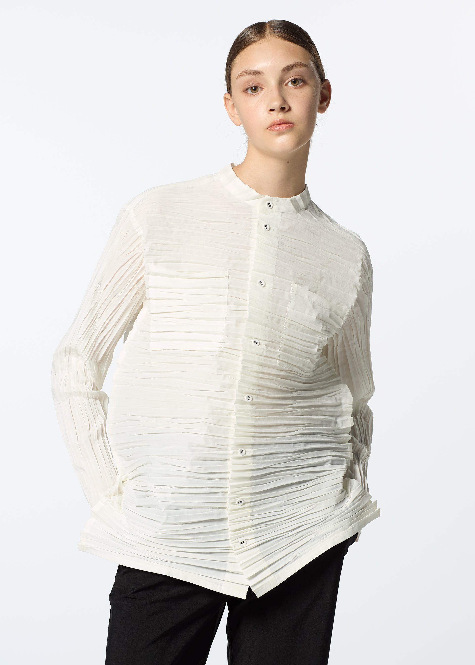 SHIBARI SHIRT、ウィメンズ_トップス_トップ、着用画像4