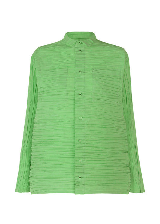 SHIBARI SHIRT、ウィメンズ_トップス_トップ、グリーン