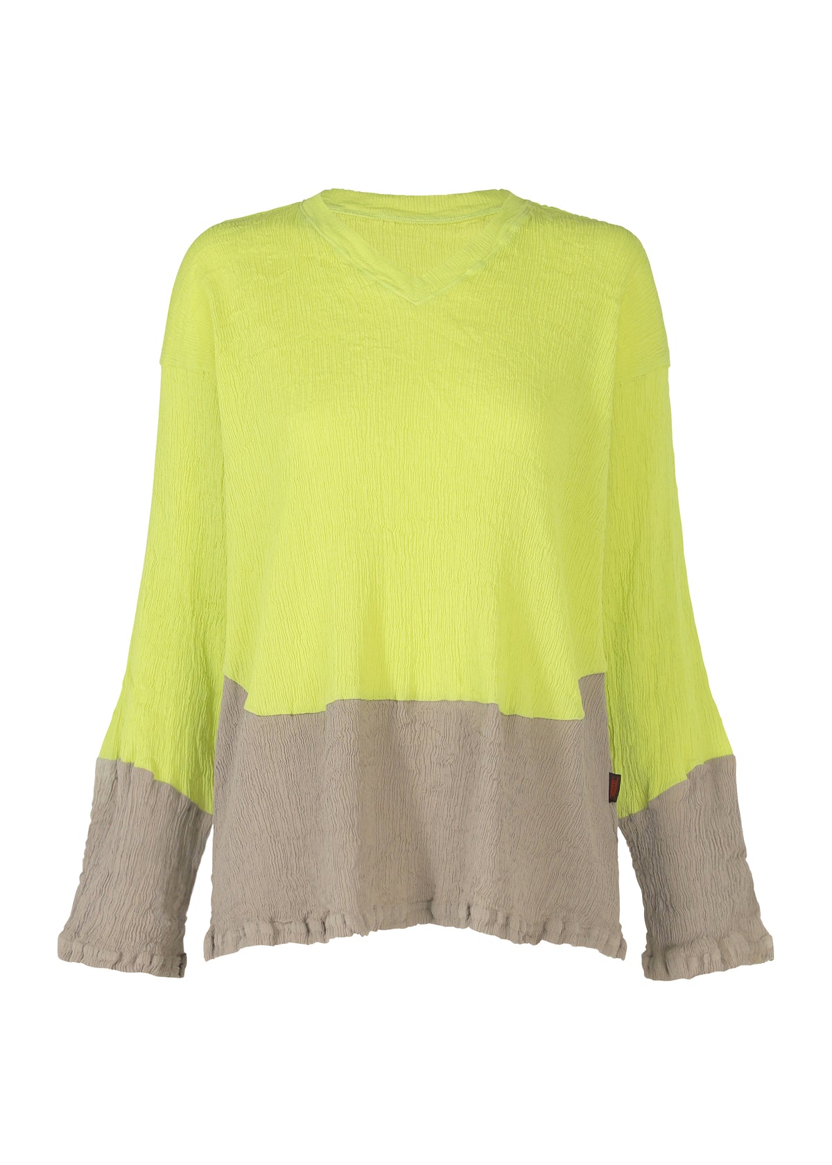 KYO CHIJIMI STREAM、ウィメンズ_トップス_トップ、イエロー